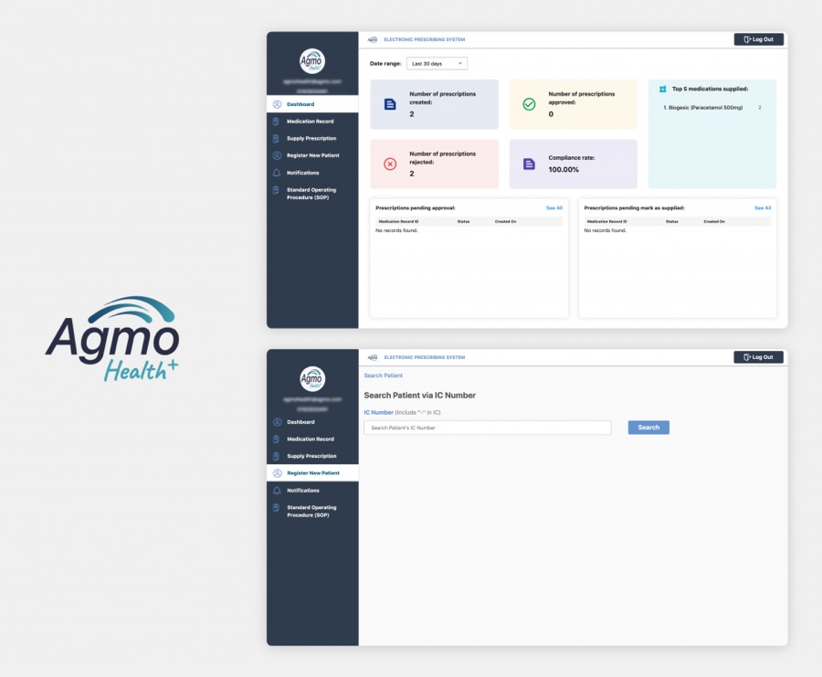 Agmo Health telehealth app screenshot